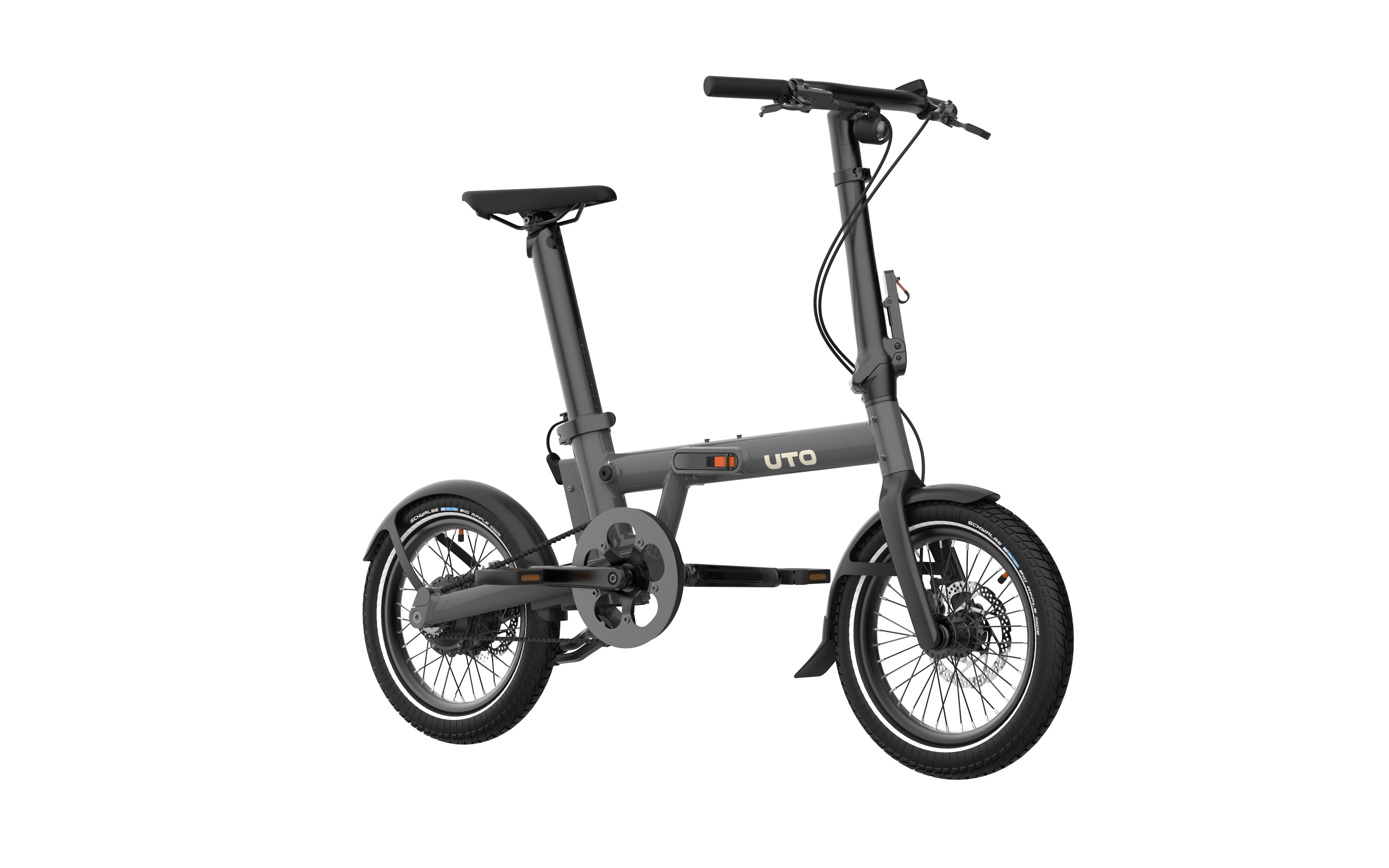 UTO PRO16 252Wh E-Klappräder (grau) 3